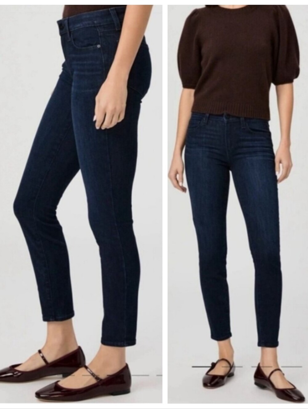 PAIGE Verdugo Ankle Skinny Jeans Stretch Color Snapdragon (Deep Blue) Size 29